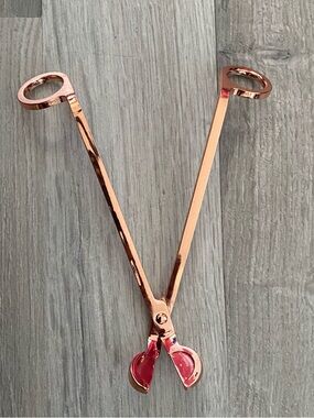Decorative Candle Wick Scissors Rose Gold finish